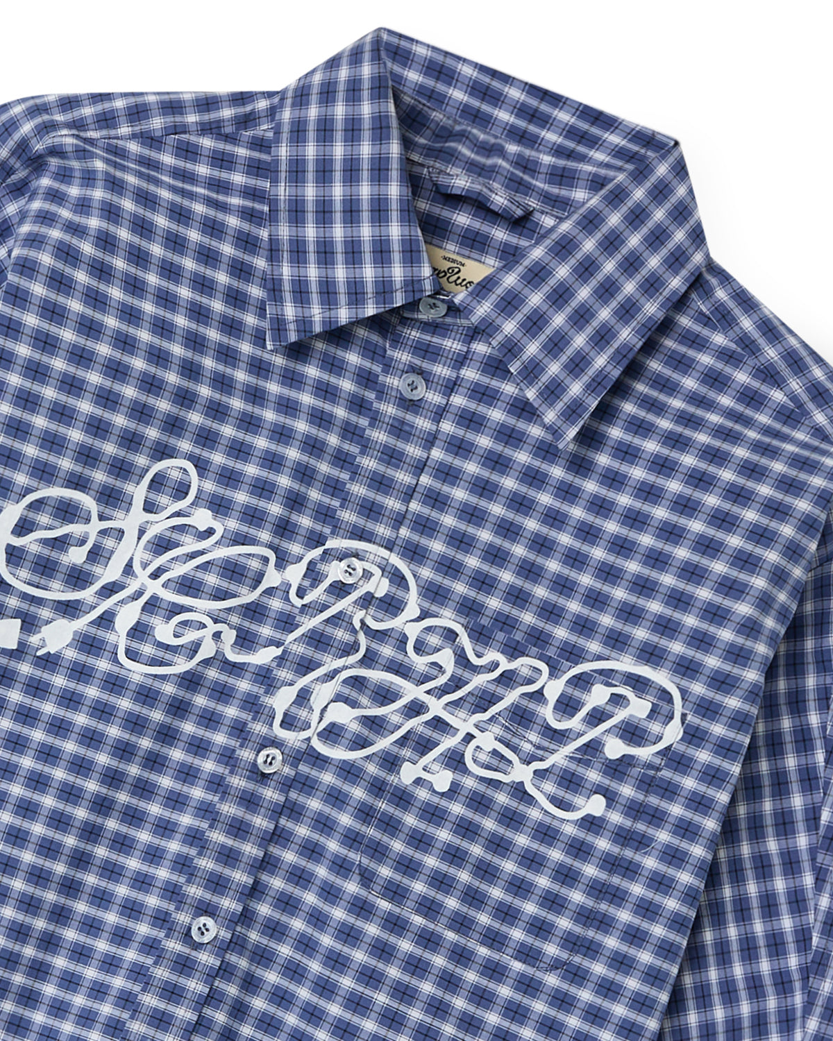 CABLE OXFORD SHIRT BLUE
